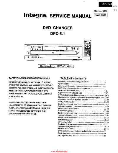 onkyo dpc-5.1 onkyo dpc-5.1 service manual